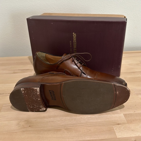 Johnston & Murphy McClain Cap Toe Dress Oxford Derby - Size 11.5 - Picture 2 of 3